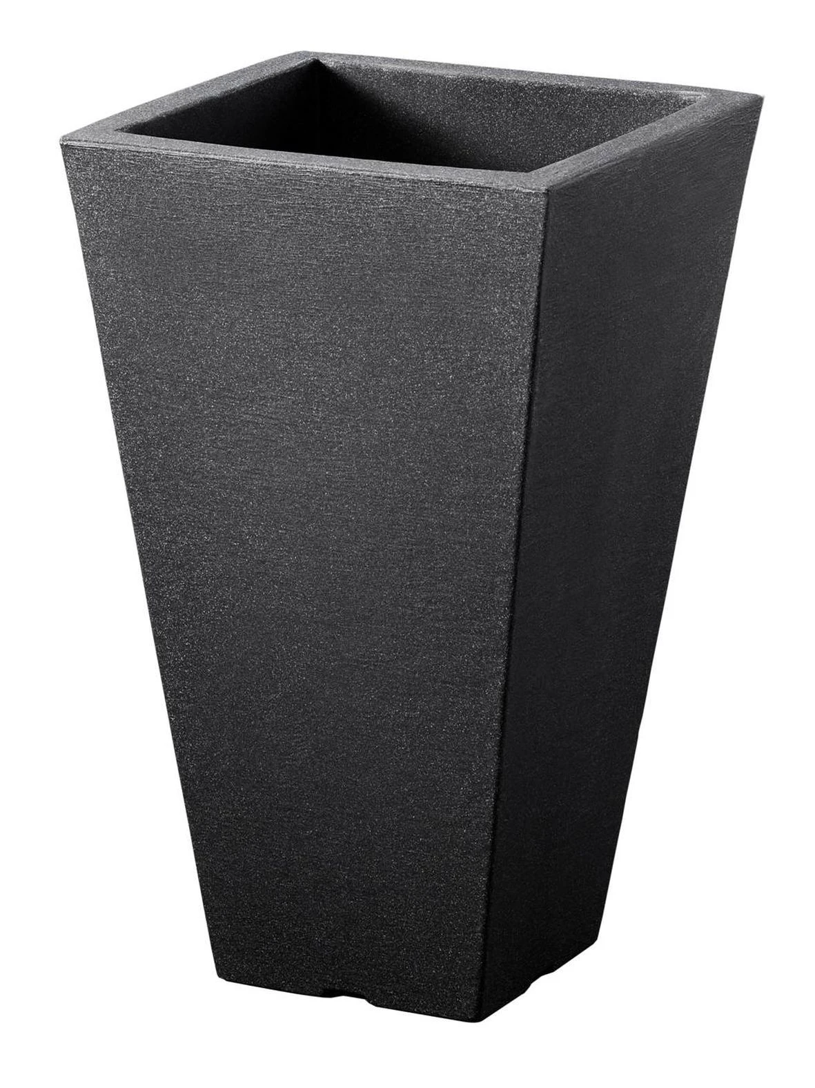 Pflanzgefäß 'Capri', Anthrazit, 27 X 27 X H 45 Cm 1 Pflanzgefäß 'Capri', Anthrazit, 27 X 27 X H 45 Cm