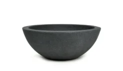 Pflanzschale "Leila" Rund, Anthrazit, Ø Ca. 52 Cm, Höhe Ca. 20 Cm, Füllvolumen 24 L