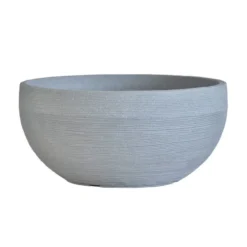 Pflanzschale "Julian" In Rillenoptik, Grau, 6 60 Cm X H 28 Cm, Erdvol. 58 L