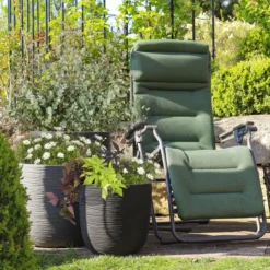 Pflanzgefäß Rib Cullen Schwarz, Ø 35 X H 34 Cm