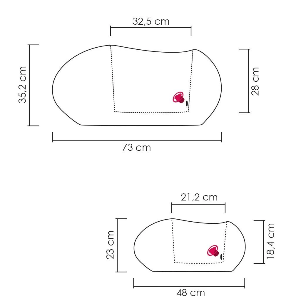 Pflanzstein Flow, Stony Grey, Kunststoff 2 Pflanzstein Flow, Stony Grey, Kunststoff – Bild 2