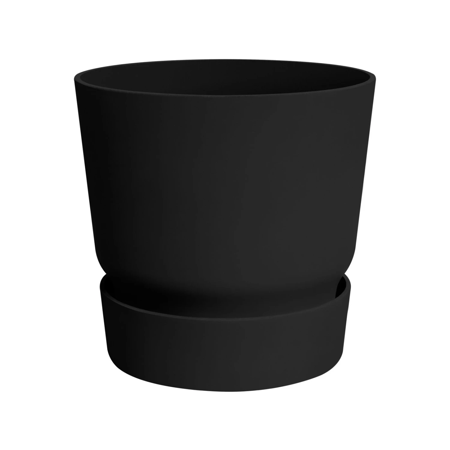 Elho Pflanzgefäß 'Greenville Round 25', Living Black, Ø 24,5 X H 23,1 Cm 1 Elho Pflanzgefäß 'Greenville Round 25', Living Black, Ø 24,5 X H 23,1 Cm