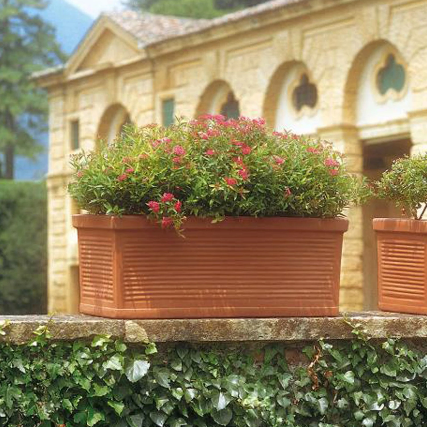 Euro 3 Plast Pflanzkasten "Millerighe" Terra, 60 Cm, Erdvol. 29 L 1 Euro 3 Plast Pflanzkasten "Millerighe" Terra, 60 Cm, Erdvol. 29 L