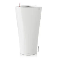 LECHUZA Delta Premium, All-in-One-Set, Weiß Hochglanz, Ø 30 Cm, H:56 Cm -Elho || LECHUZA Verkäufe 3325100135 Delta Premium30 weiss All in One Set D30xH56 cm RGB 7579