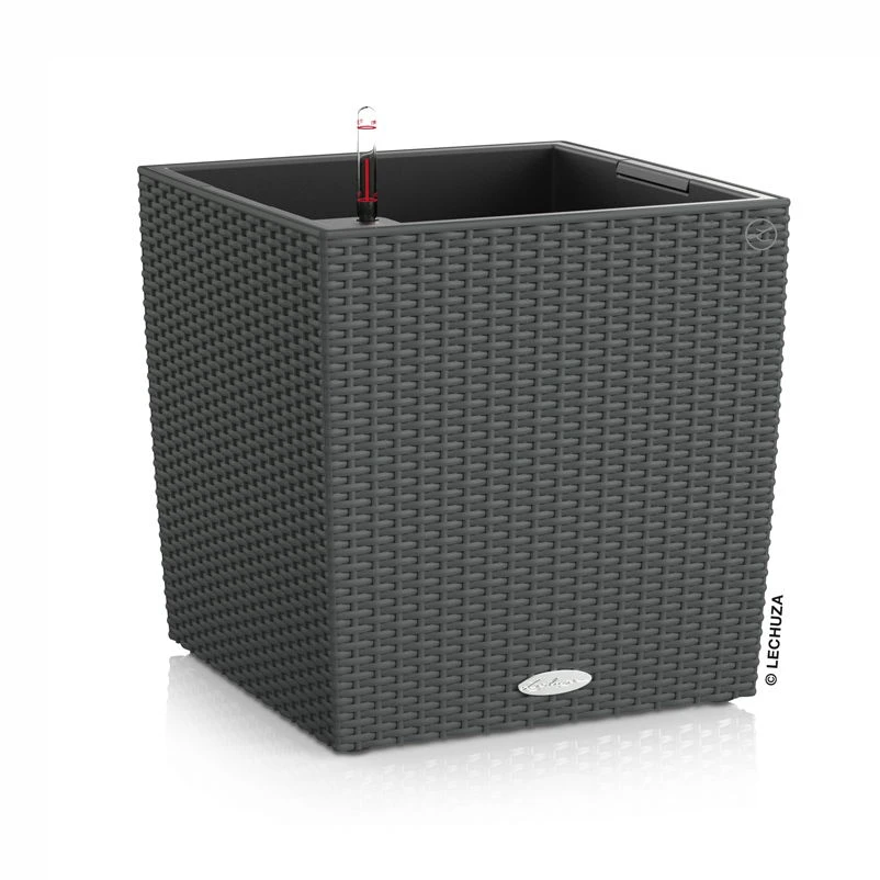 Lechuza Cube Cottage 40, Granit, All-in-One-Set – Bild 2